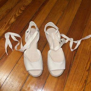 Soludos Espadrille Lace Up Wedges